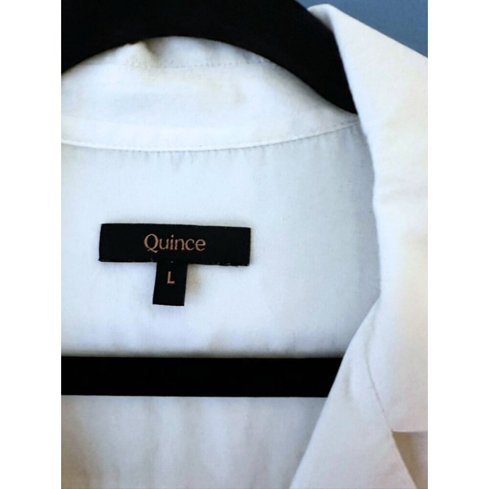 Quince Washable Stretch Silk Notch Collar Blouse - Picture 3 of 6
